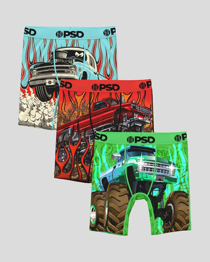 Youth PSD 3 Pack - Big Wheels - Youth Underwear