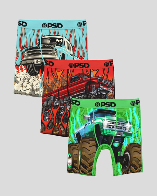 Youth PSD 3 Pack - Big Wheels - Youth Underwear