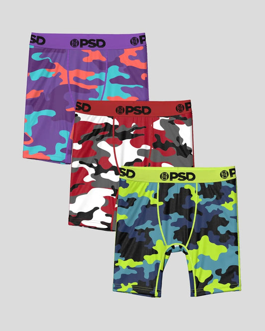 Youth|Sale PSD 3 Pack - Camo Ops - Youth Underwear