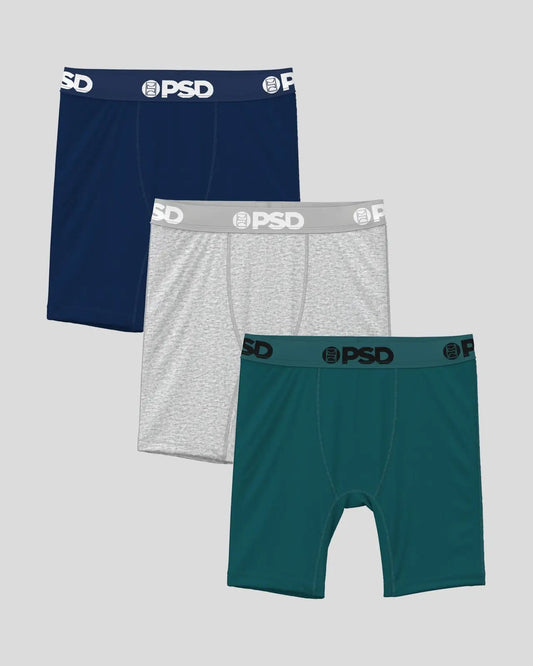 Youth|Sale PSD Solids 3 Pack - Faded - Youth Underwear - Cotton