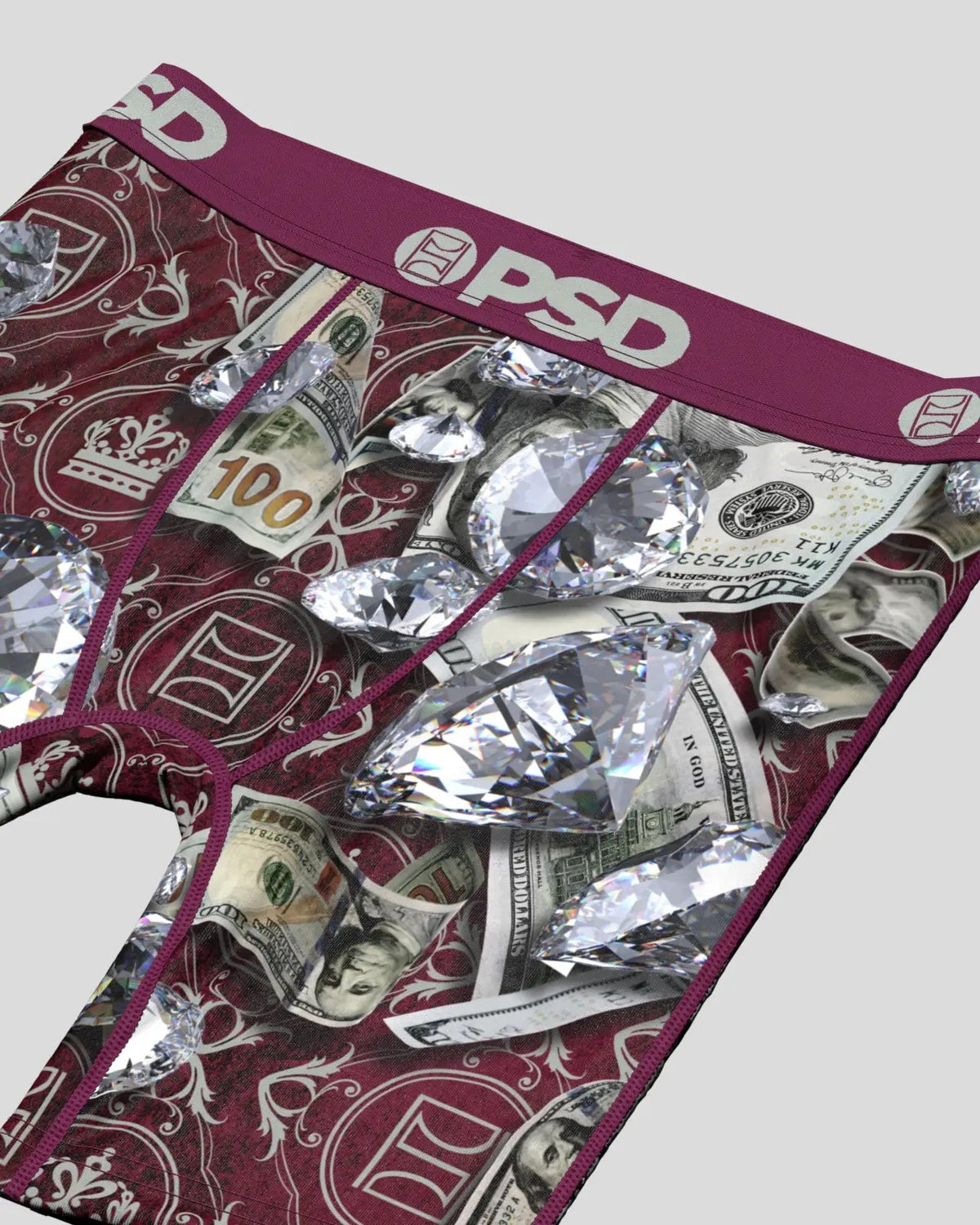 Youth PSD Maroon Bands - Youth Underwear