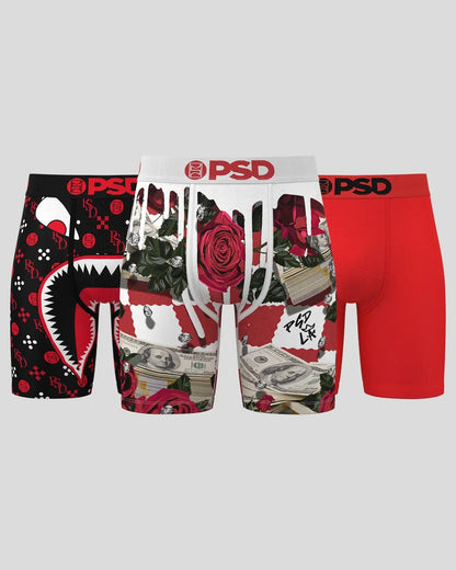 Sale PSD 3 Pack - Red Rosa - Standard Length