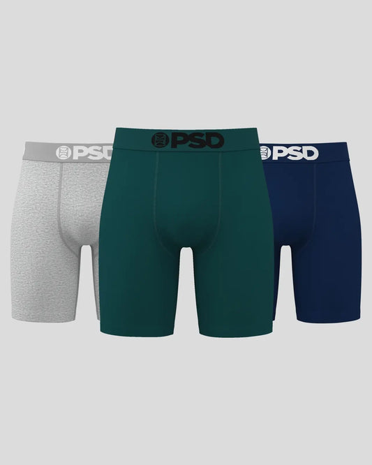 Sale|Men PSD Solids 3 Pack - Faded - Standard Length - Cotton