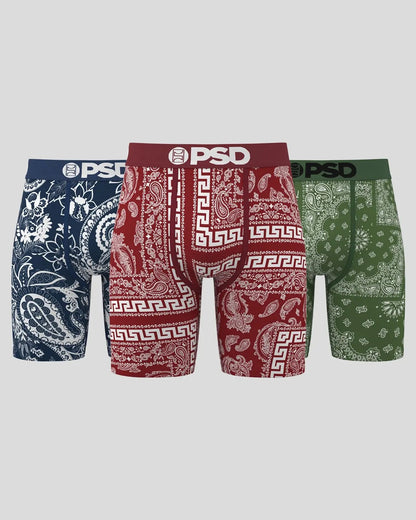 Sale PSD 3 Pack - Dark Bandana - Standard Length