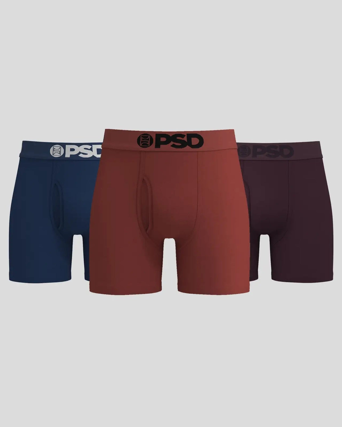 Sale|Men PSD Modal 3 Pack - Dark Edge - Mid Length - Modal