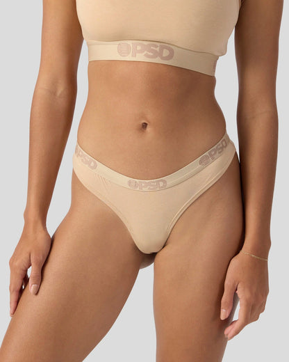 Sale PSD Modal 4 Pack - Neutral - Thong - Modal