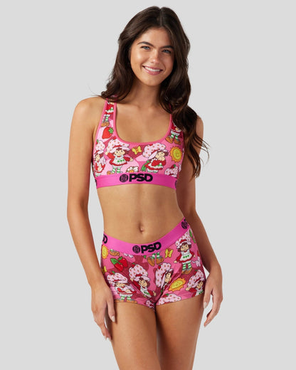 Sale PSD Strawberry Shortcake - Camo - Sports Bra