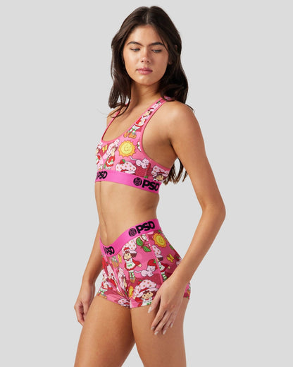 Sale PSD Strawberry Shortcake - Camo - Sports Bra