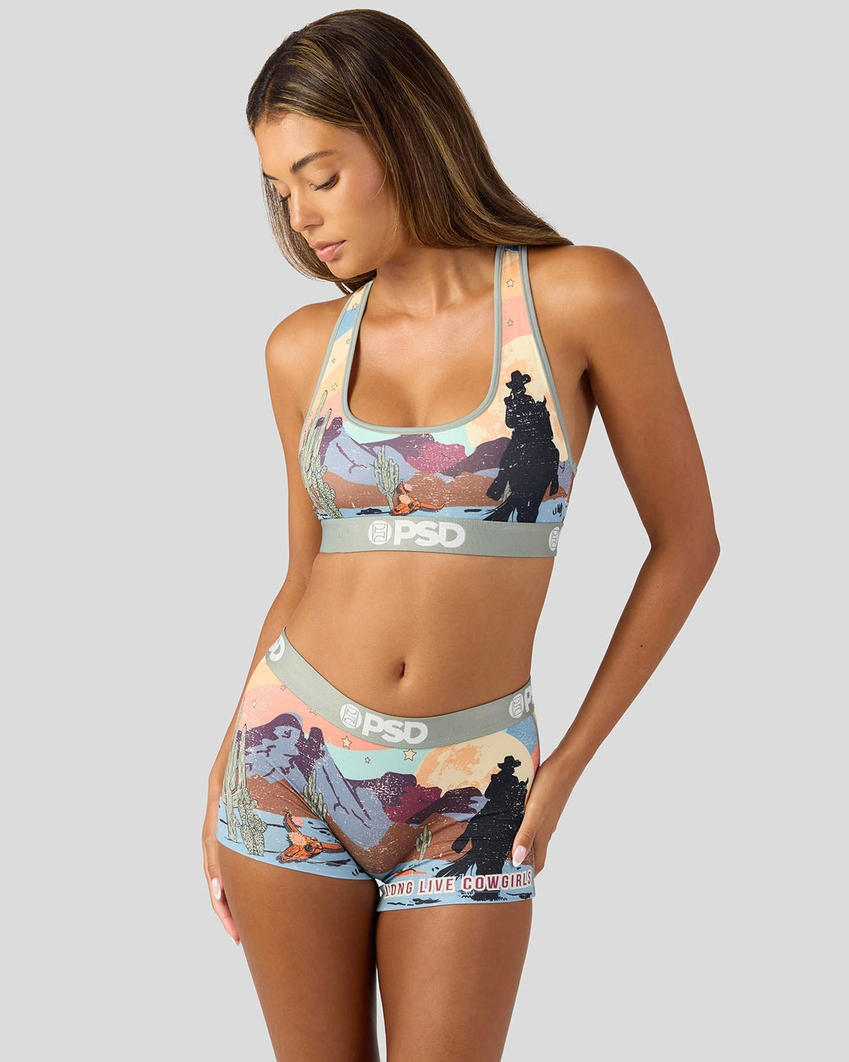 Sale PSD Desert Sunset - Boy Short