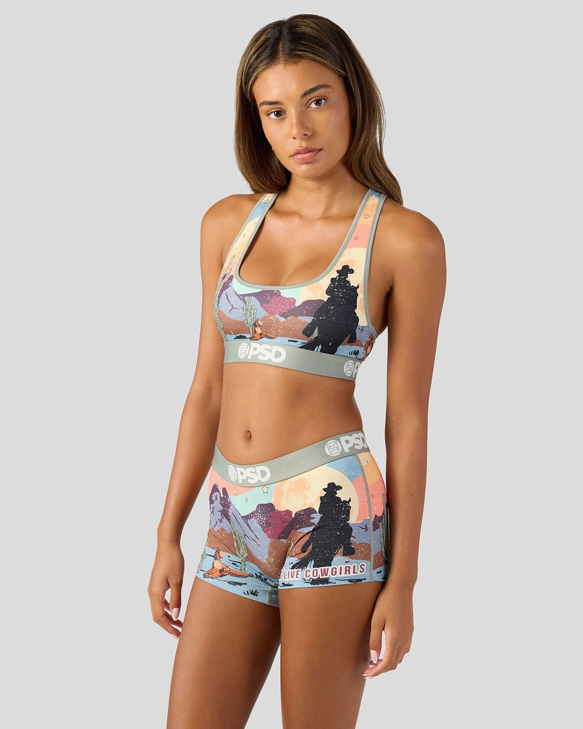 Sale PSD Desert Sunset - Boy Short
