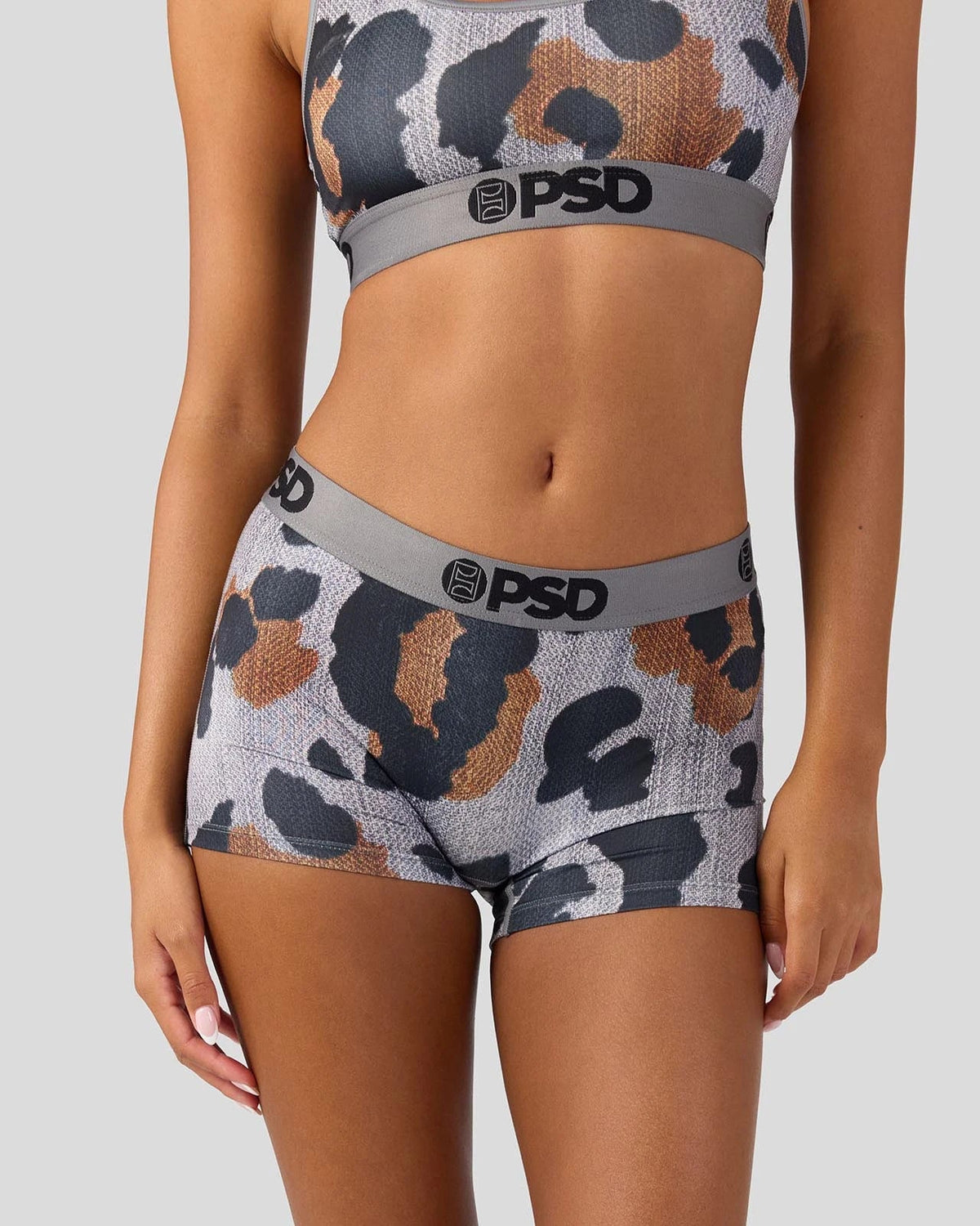 Sale PSD Denim Cheetah - Boy Short