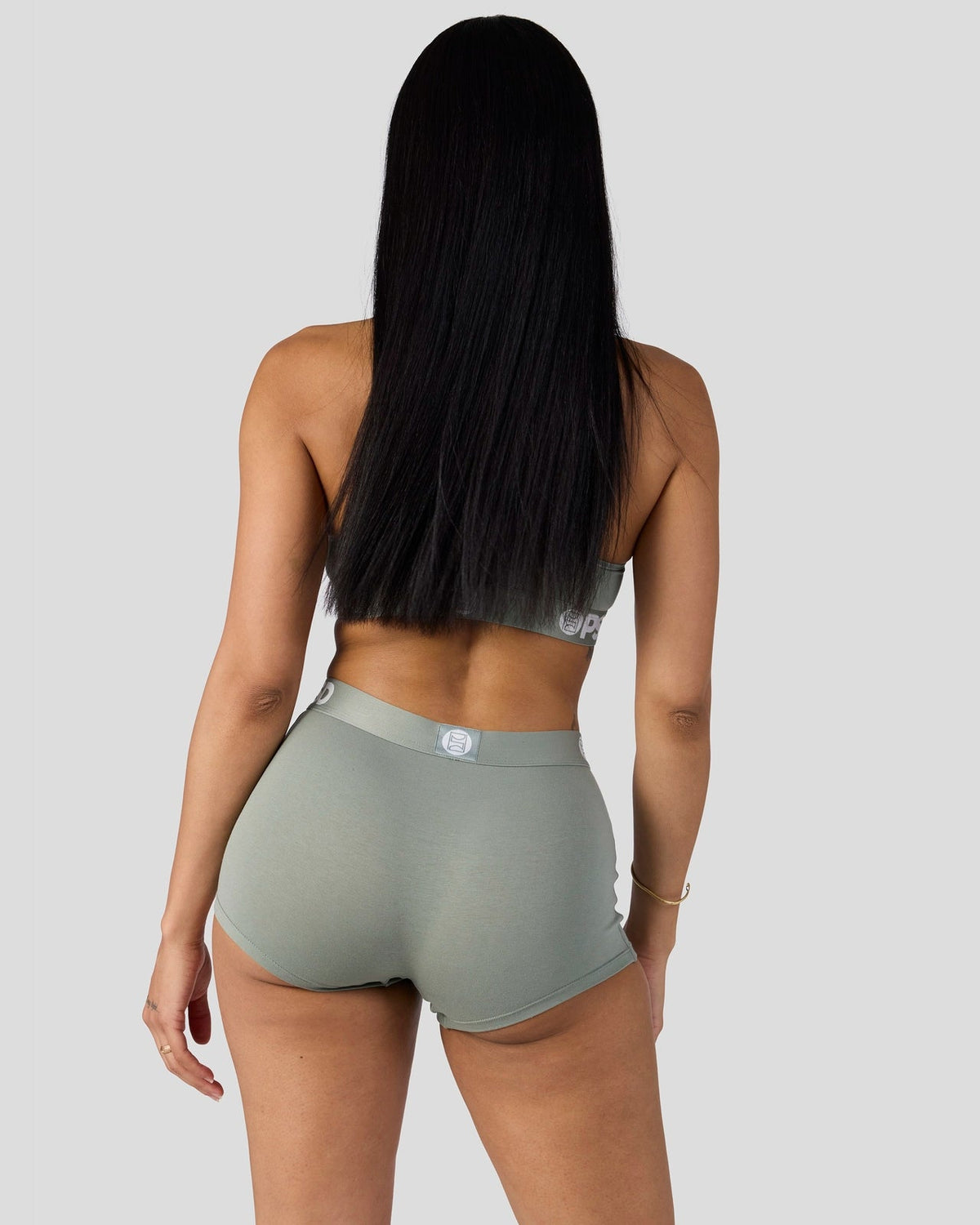 Sale|Women PSD Modal Solids - Sage - Boy Short - Modal