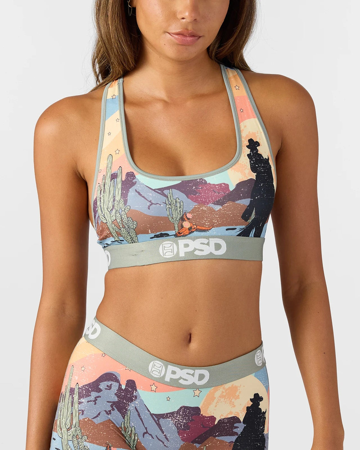 Sale PSD Desert Sunset - Sports Bra