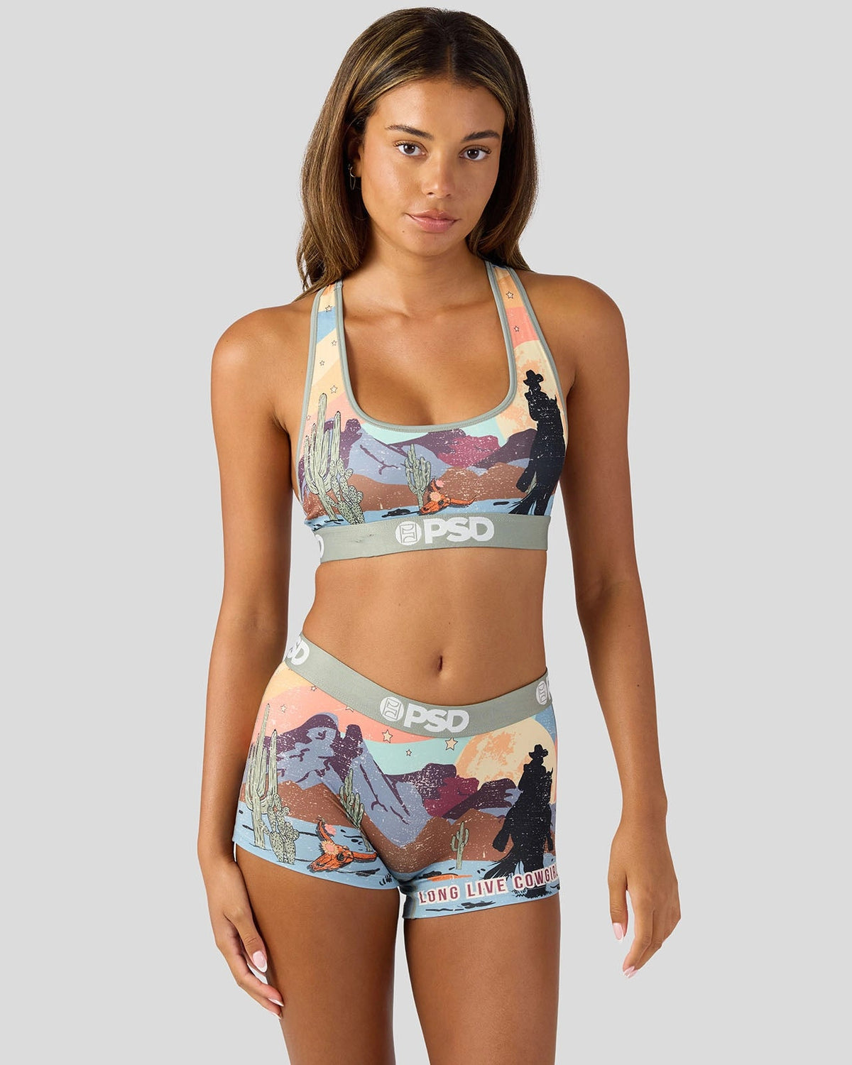 Sale PSD Desert Sunset - Sports Bra