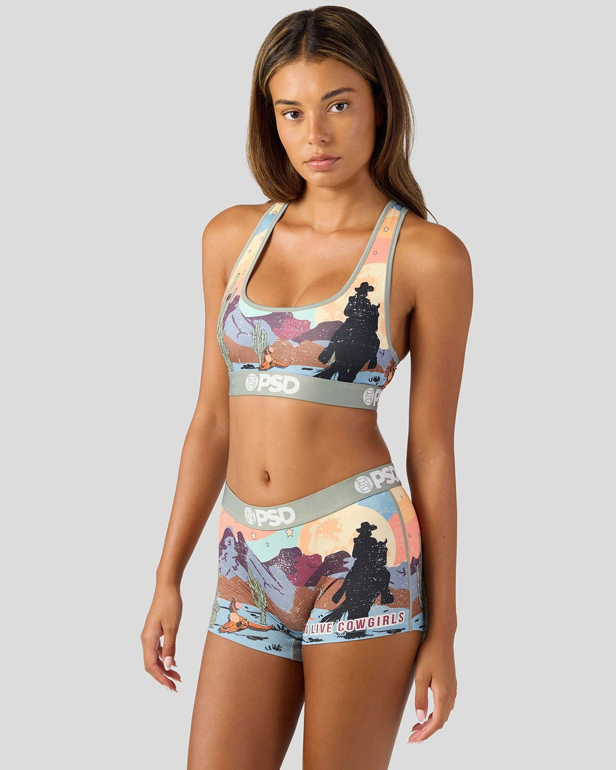 Sale PSD Desert Sunset - Sports Bra