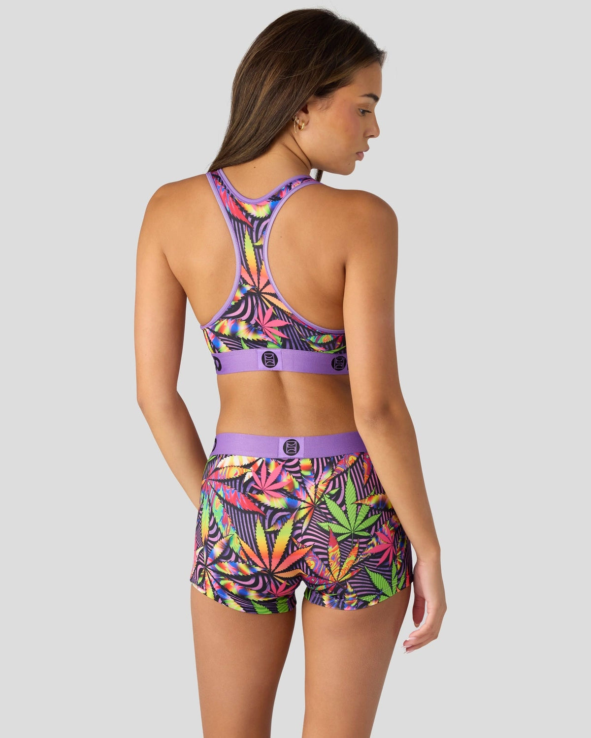 Sale PSD Purp High - Sports Bra