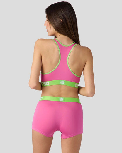 Sale PSD Solids - Pink Pop - Sports Bra