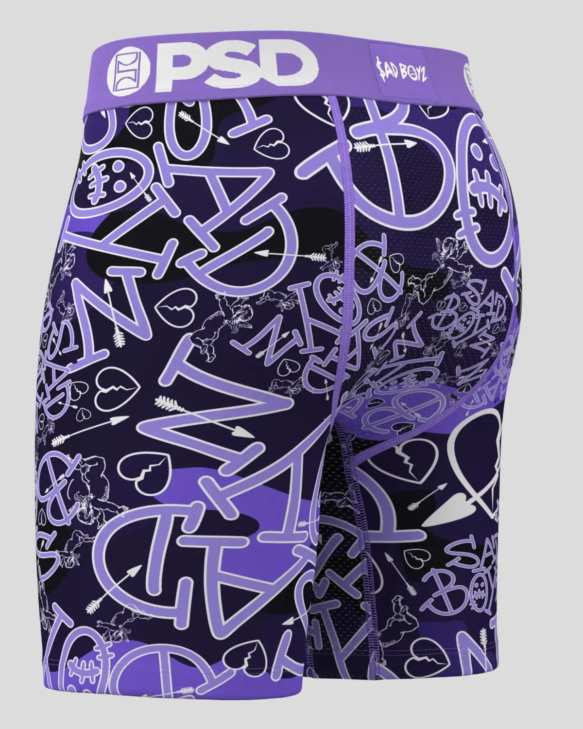 Men PSD Sad Boyz - Purple Heart - Standard Length