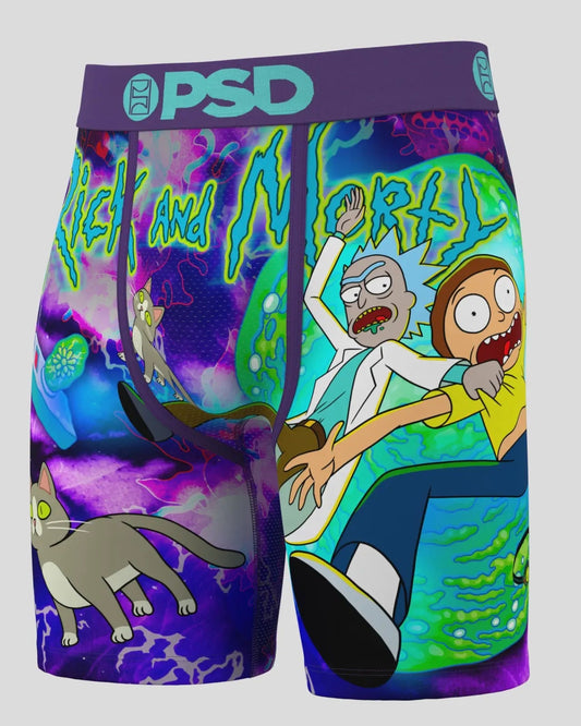 Men PSD Rick and Morty - Purple Days - Standard Length