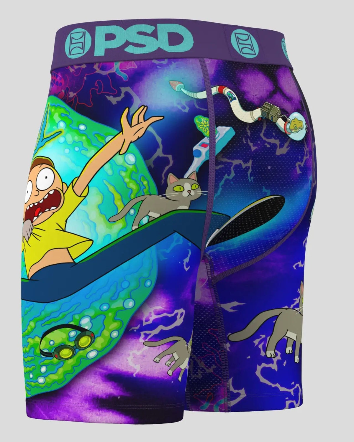 Men PSD Rick and Morty - Purple Days - Standard Length