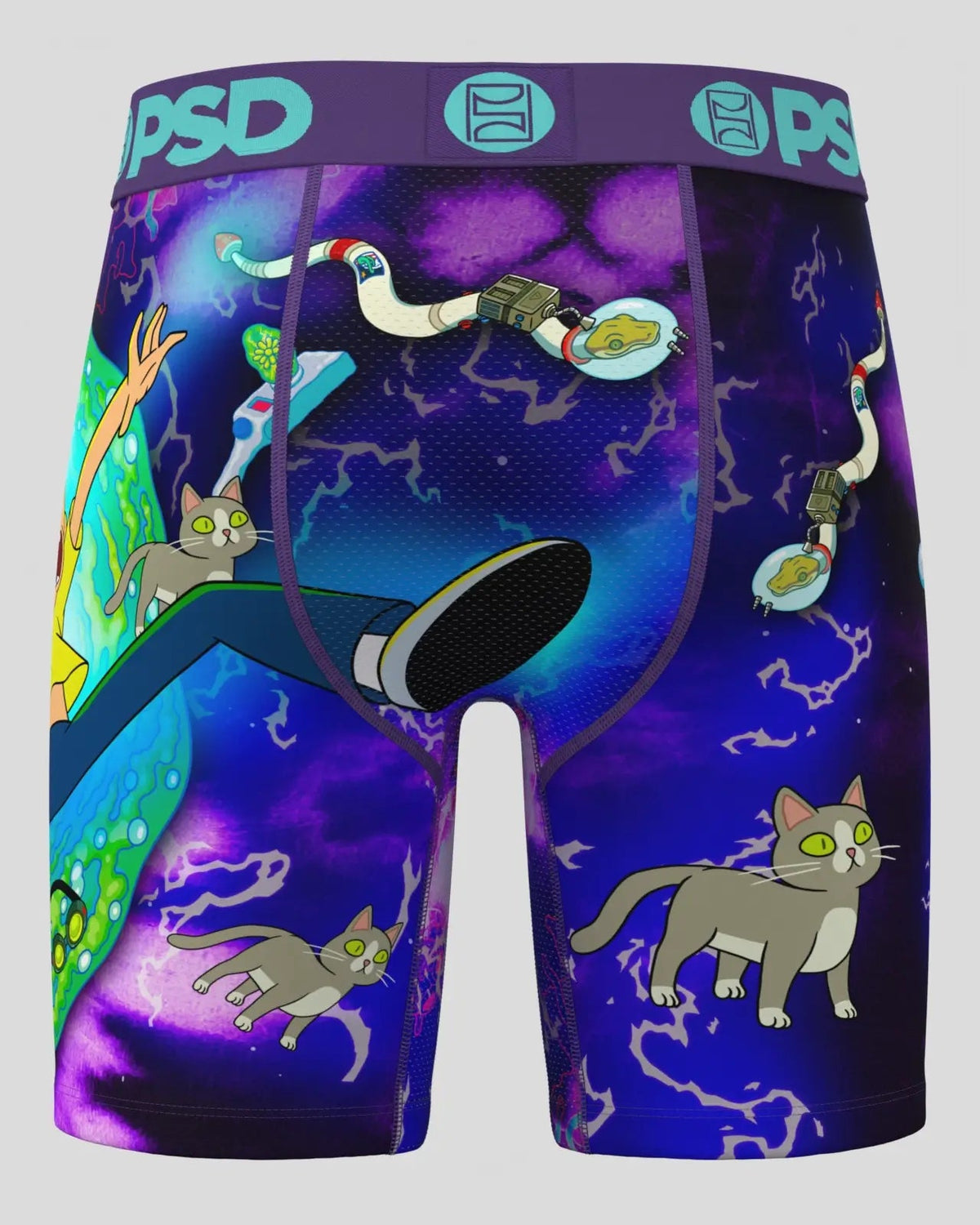 Men PSD Rick and Morty - Purple Days - Standard Length