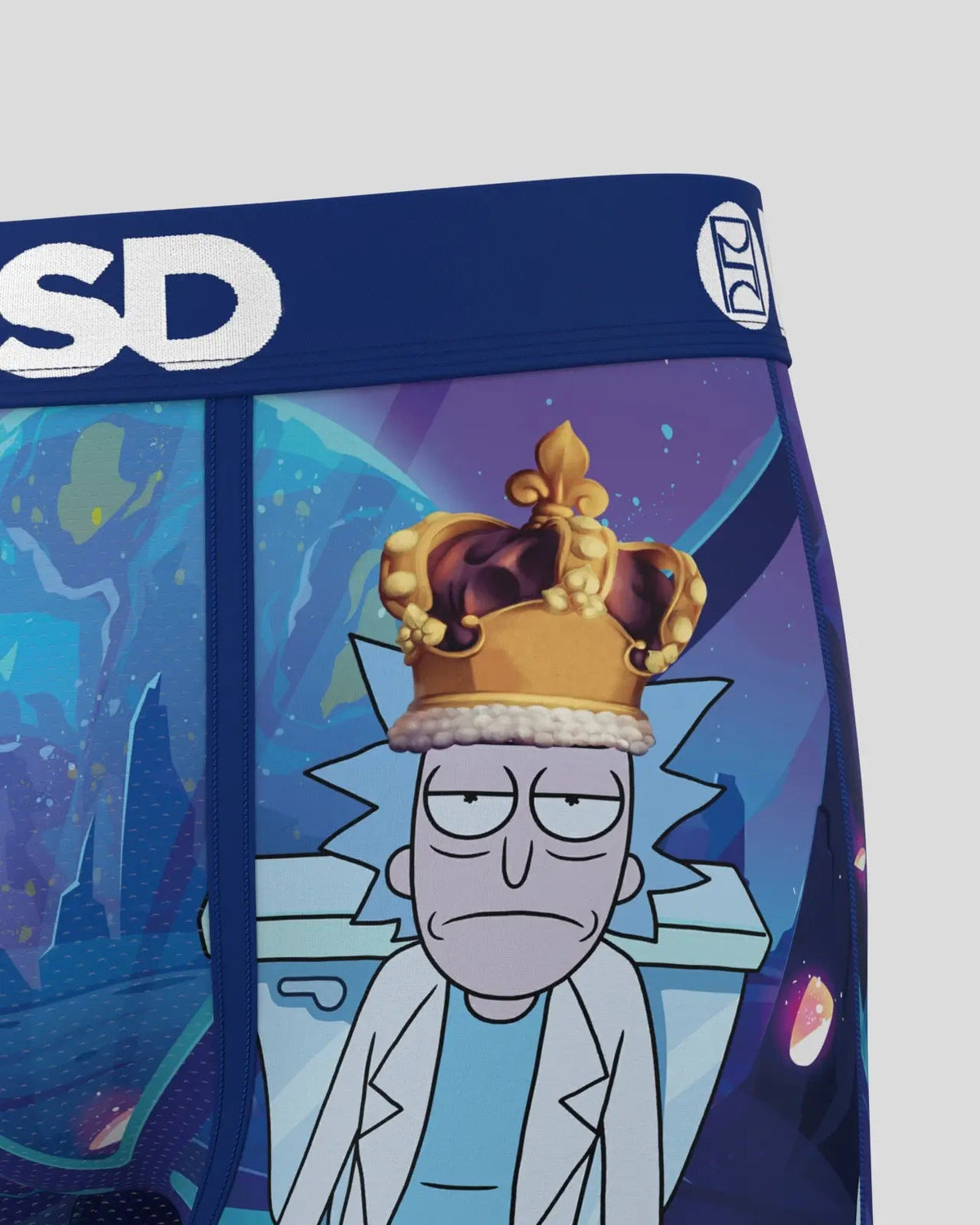 Men PSD Rick and Morty - King Shit - Mid Length