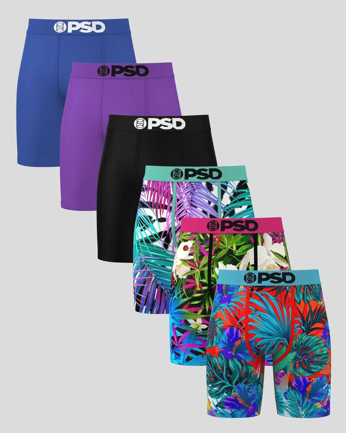 Men PSD 6 Pack - Tropics - Standard Length