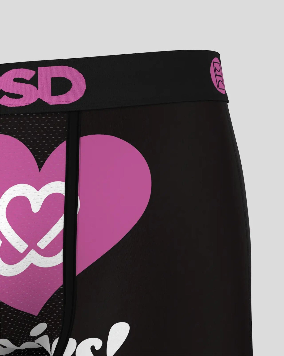 Men PSD Keep a Breast - I Heart Boobies - Standard Length