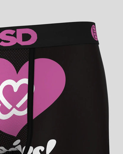 Men PSD Keep a Breast - I Heart Boobies - Standard Length