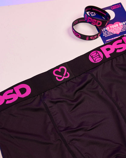 Men PSD Keep a Breast - I Heart Boobies - Standard Length