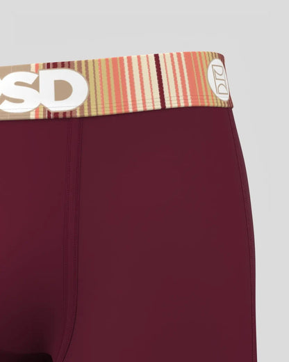 Men PSD Solids - Serape Red - Standard Length - Cotton