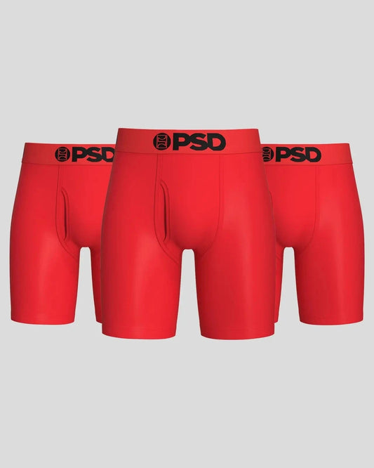 Men PSD Modal 3 Pack - Red - Standard Length - Modal