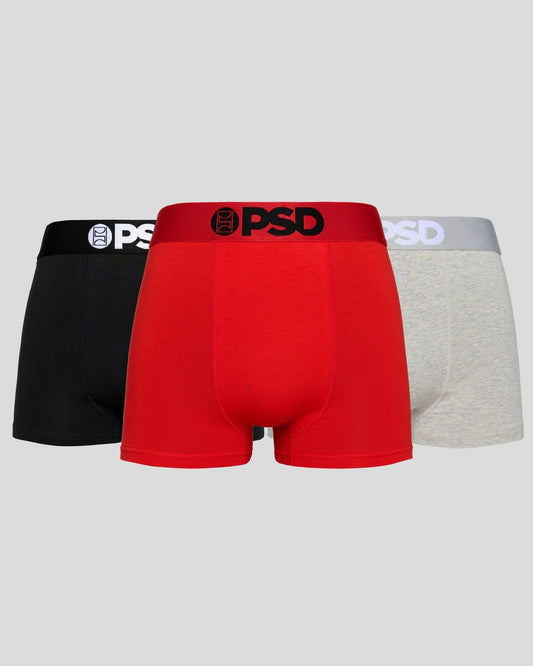 Men PSD Solids 3 Pack - Heat - Trunk - Cotton