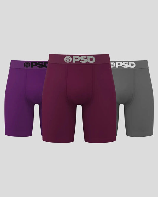 Men|Sale PSD Solids 3 Pack - Deep Noir - Standard Length - Cotton