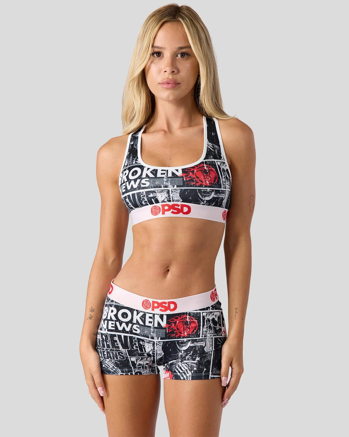 Women PSD Broken Promises - Broken News - Boy Short