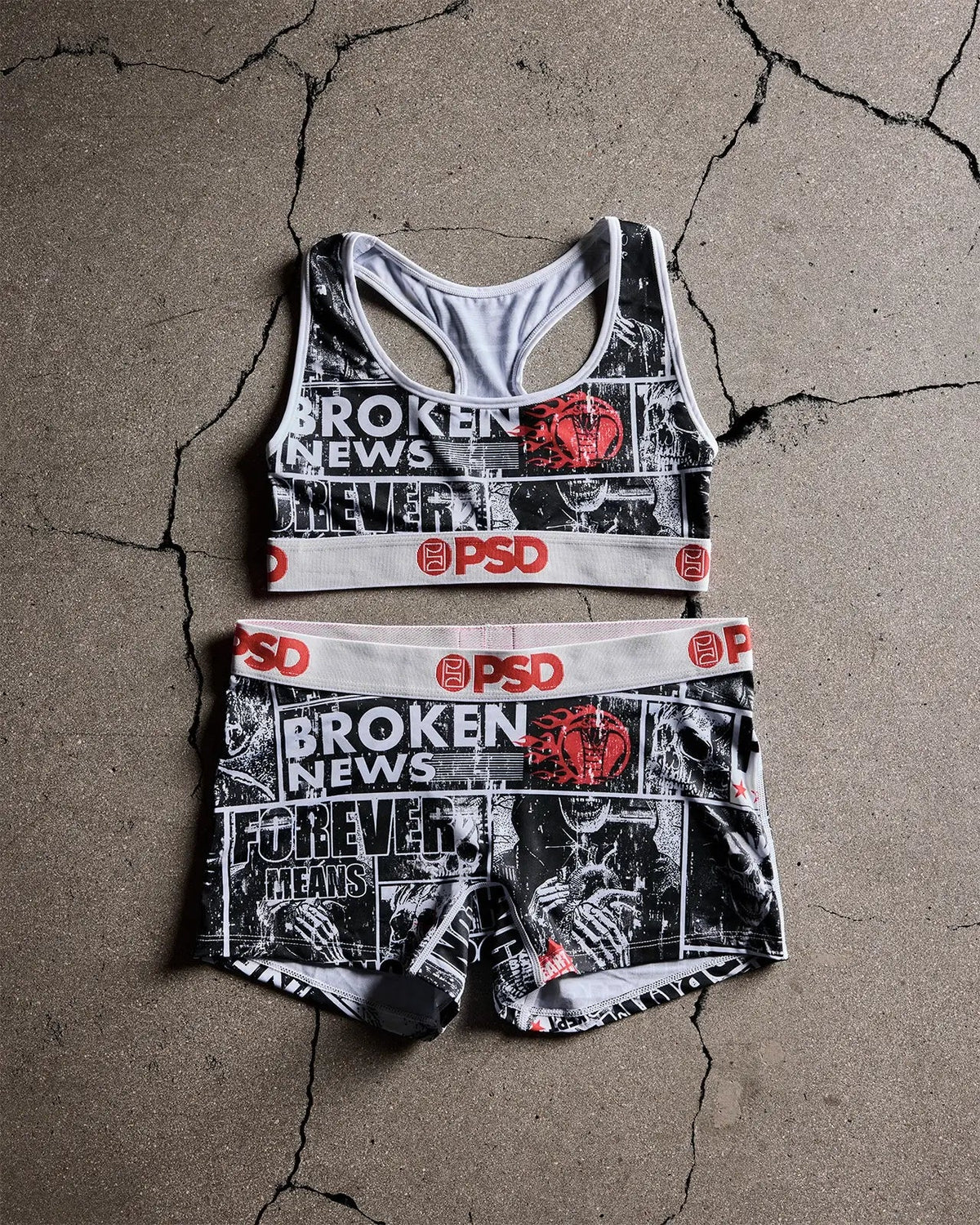 Women PSD Broken Promises - Broken News - Boy Short