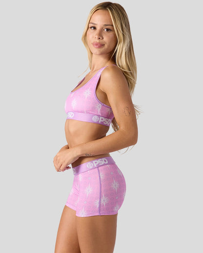 Women PSD Starflare Pink - Sports Bra