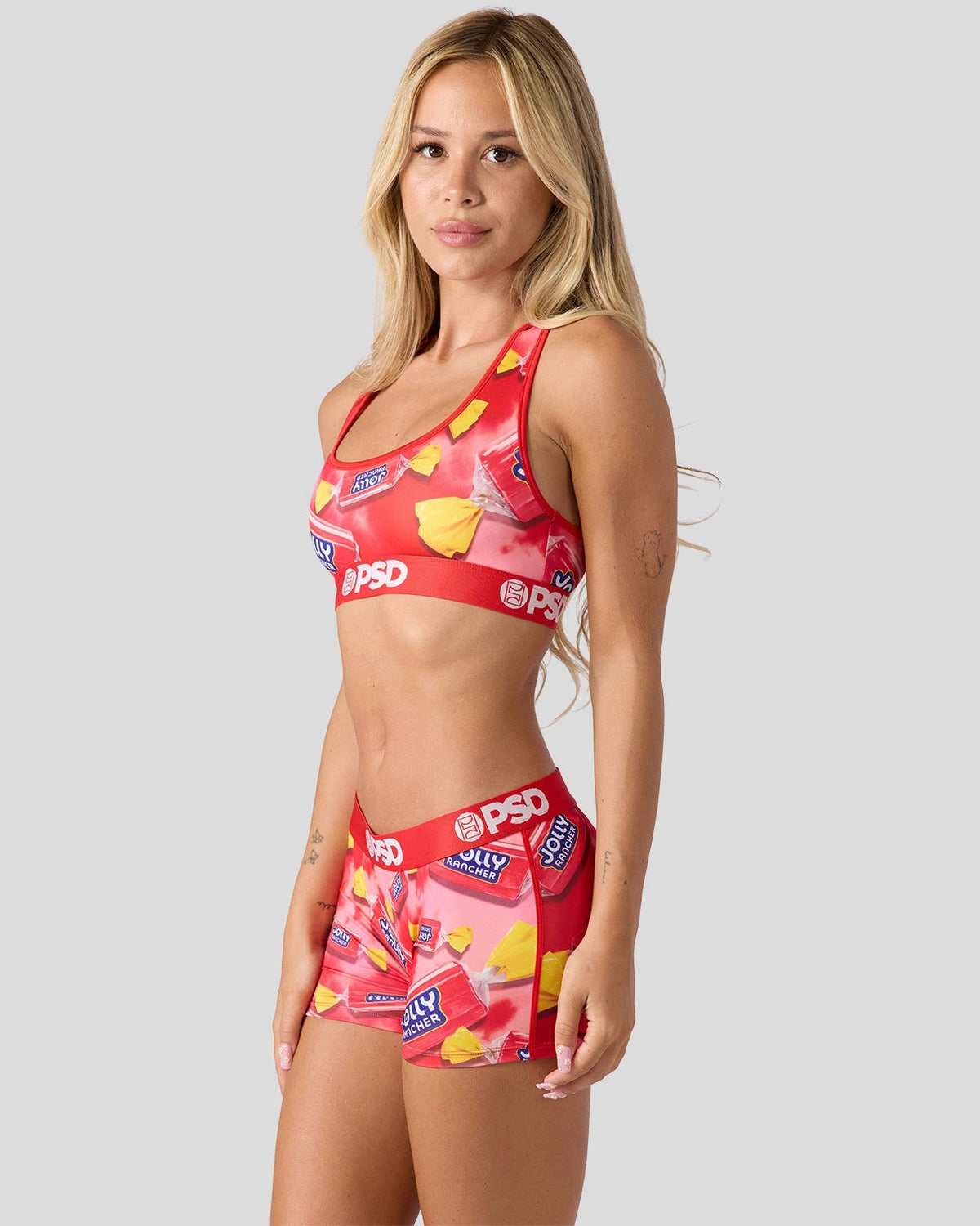 Women PSD Jolly Rancher - Watermelon - Sports Bra