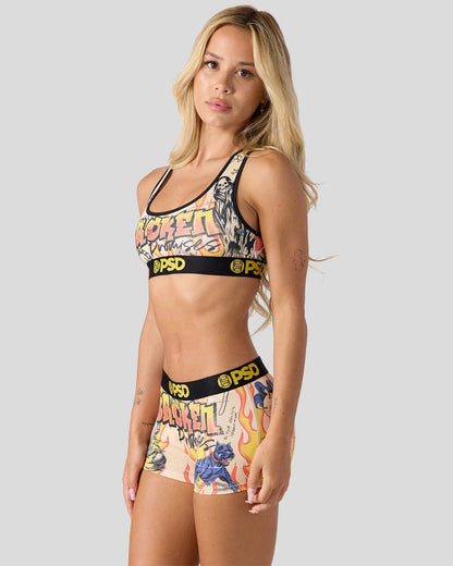 Women PSD Broken Promises - Lust Scorpion - Sports Bra