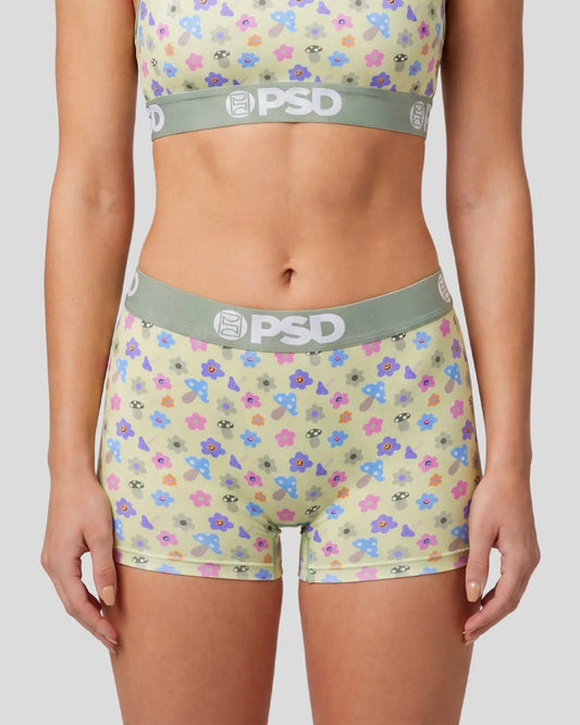 Women PSD Ditzy Shrooms - Boy Short