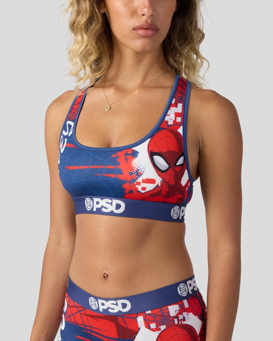 Women PSD Spider-Man Senses Sb Multi - Sports Bra