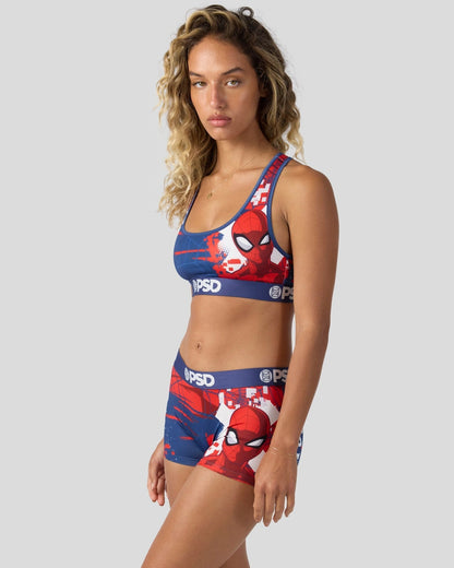 Women PSD Spider-Man Senses Bs Multi - Boy Short