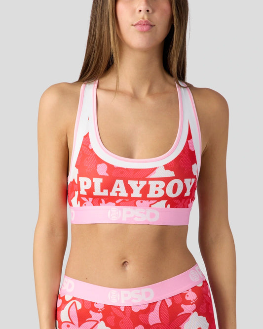 Women|Sale PSD Playboy - Love Camo - Sports Bra