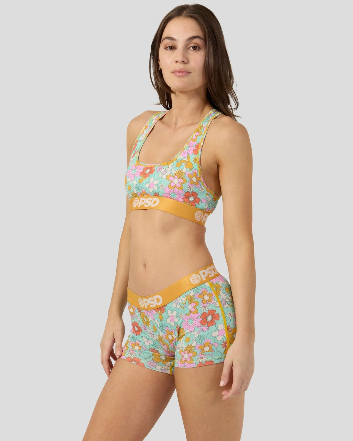 Women|Sale PSD Modal - Playboy - Florid - Sports Bra - Modal