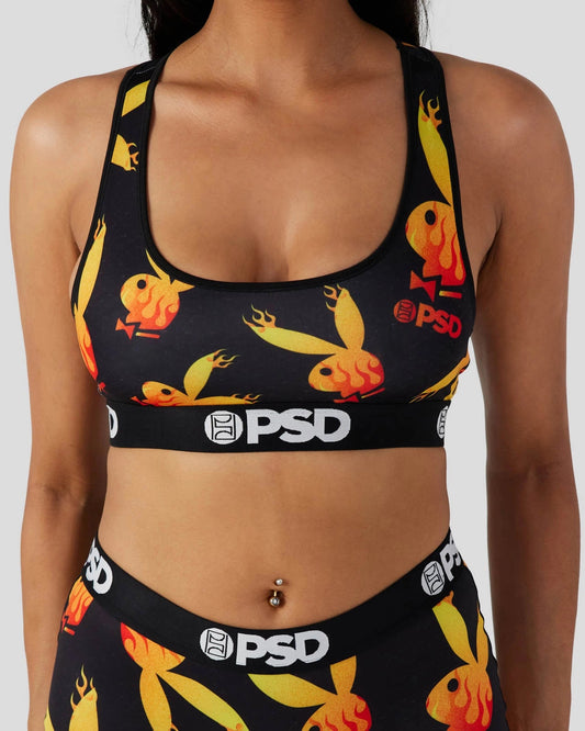 Women|Sale PSD Playboy - Flames - Sports Bra