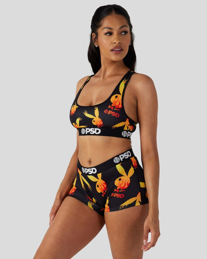 Women|Sale PSD Playboy - Flames - Sports Bra