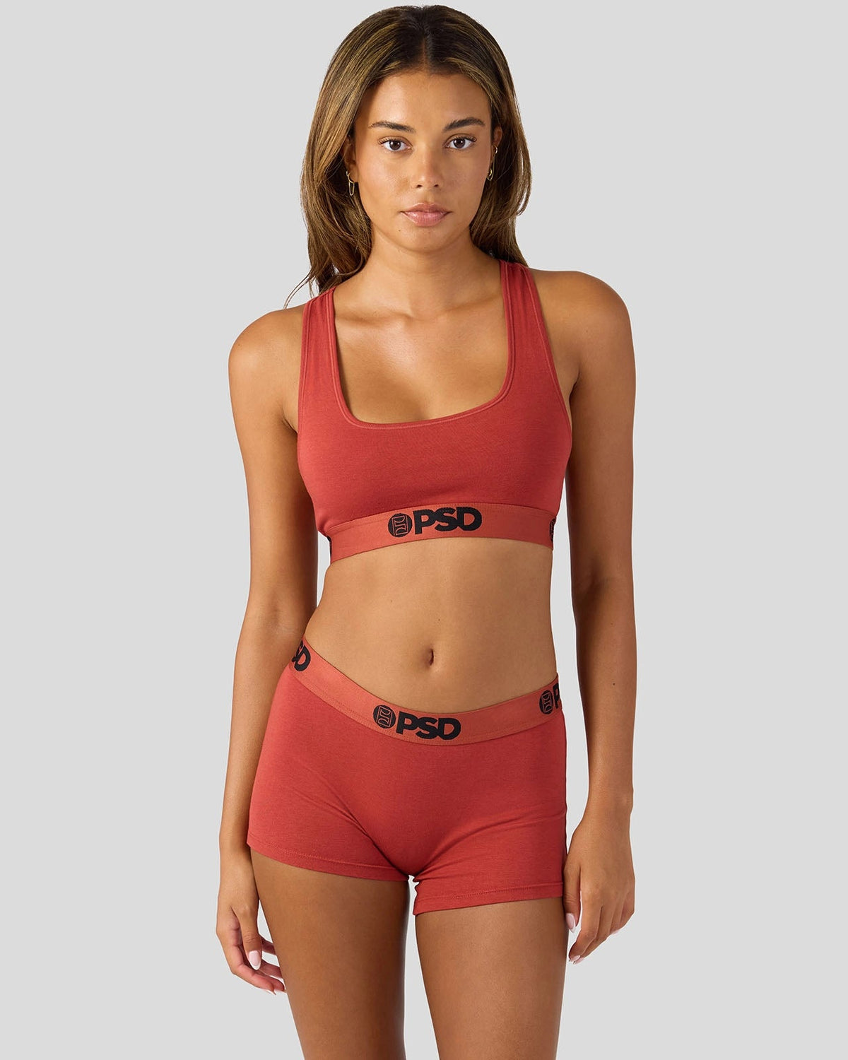 Women|Sale PSD Modal Solids - Sienna - Boy Short - Modal