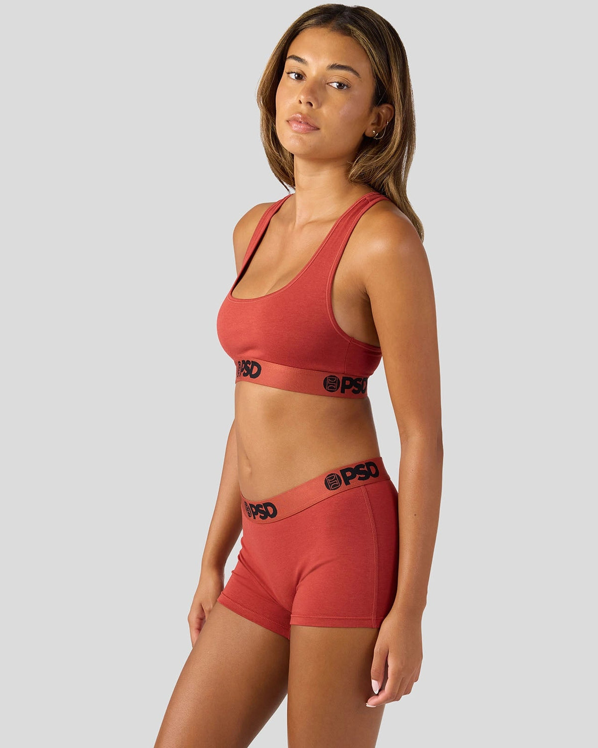 Women|Sale PSD Modal Solids - Sienna - Boy Short - Modal