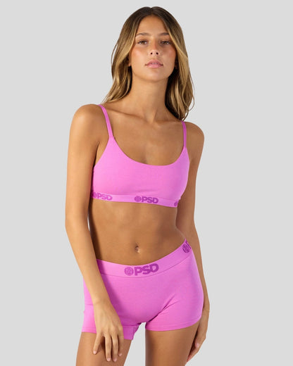 Women|Sale PSD Modal Solids - Blush Pink - Scoop Bralette - Modal