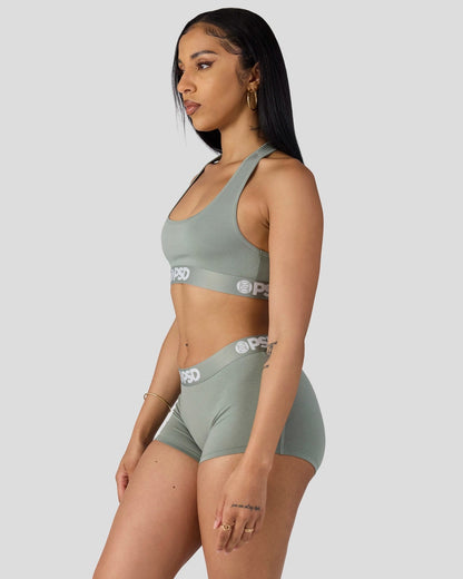 Women|Sale PSD Modal Solids - Sage - Sports Bra - Modal